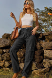 Loose Fit Long Jeans with Pockets - Trendsi - Flyclothing LLC