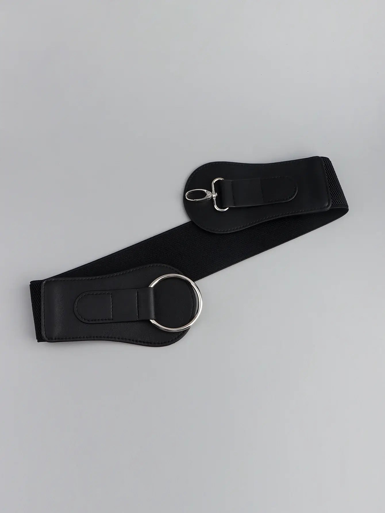 PU Elastic Wide Belt - Trendsi - Flyclothing LLC
