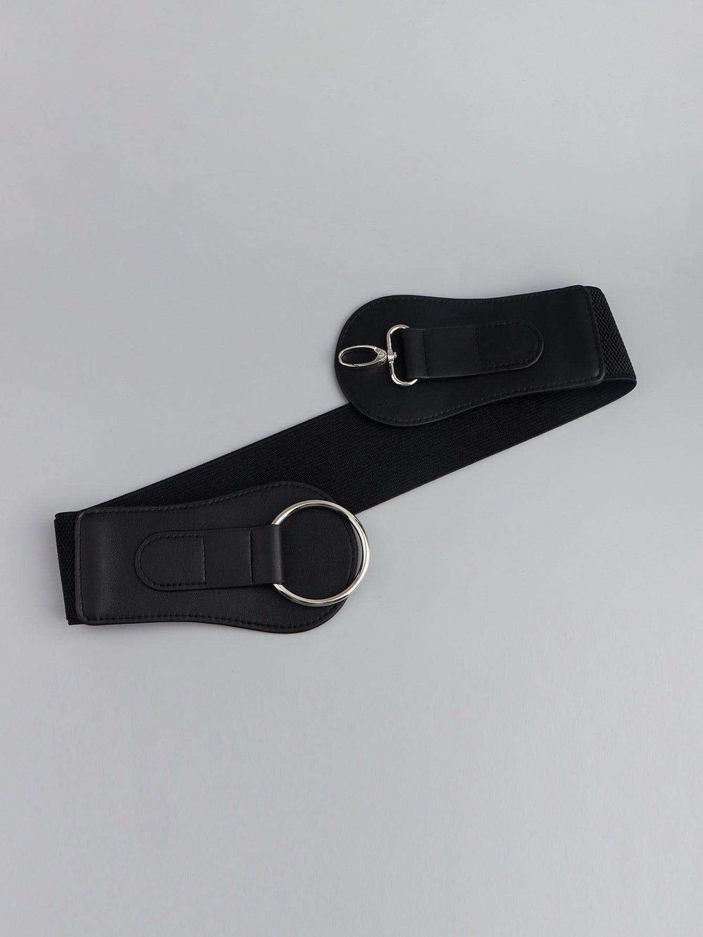 PU Elastic Wide Belt - Trendsi - Flyclothing LLC