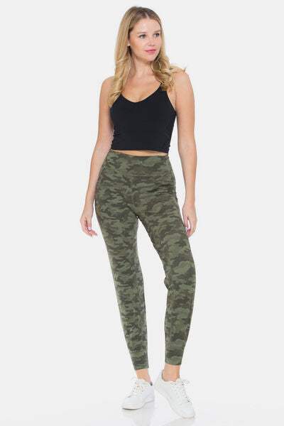 Leggings Depot Camouflage High Waist Leggings - Trendsi - Flyclothing LLC