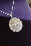 5 Carat Moissanite 925 Sterling Silver Necklace - Trendsi