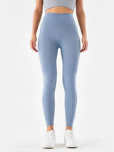 Wide Waistband Sports Leggings - Trendsi - Flyclothing LLC
