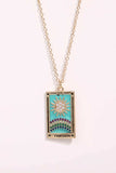 Tarot Card Pendant Stainless Steel Necklace - Trendsi - Flyclothing LLC