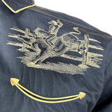 Rockmount Clothing Men's Black Vintage Bull Rider Embroidery - Rockmount Clothing - Flyclothing LLC