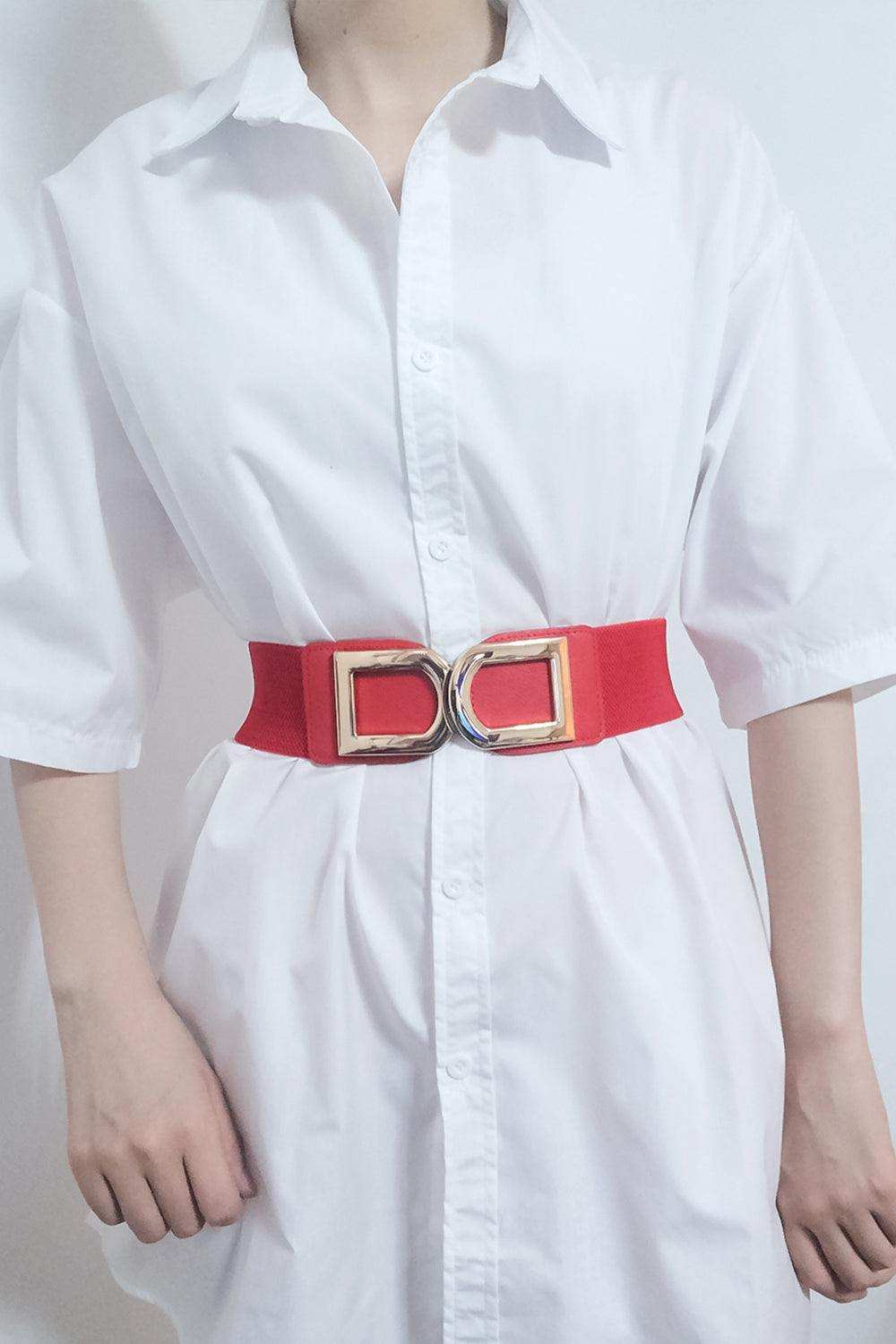 Double D Buckle PU Belt - Trendsi - Flyclothing LLC