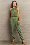 Tie Waist Long Pants with Pocket - Trendsi - Flyclothing LLC
