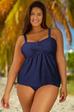 Full Size Adjustable Strap Tankini Set - Trendsi - Flyclothing LLC