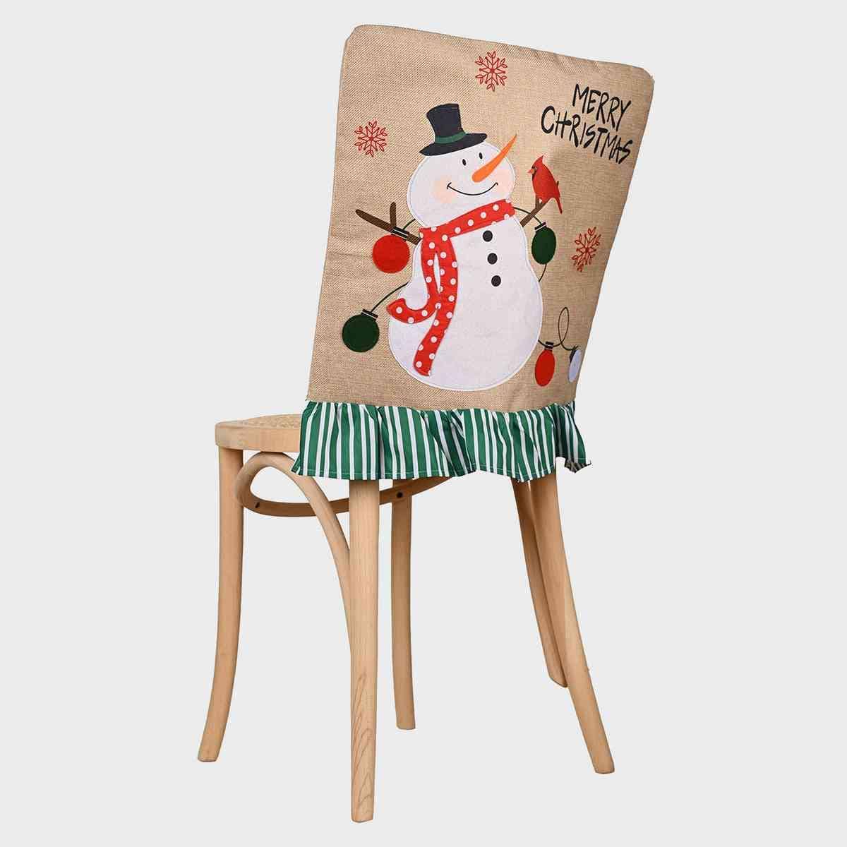 MERRY CHRISTMAS Chair Cover - Trendsi