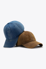 Distressed Adjustable Baseball Cap - Trendsi - Flyclothing LLC