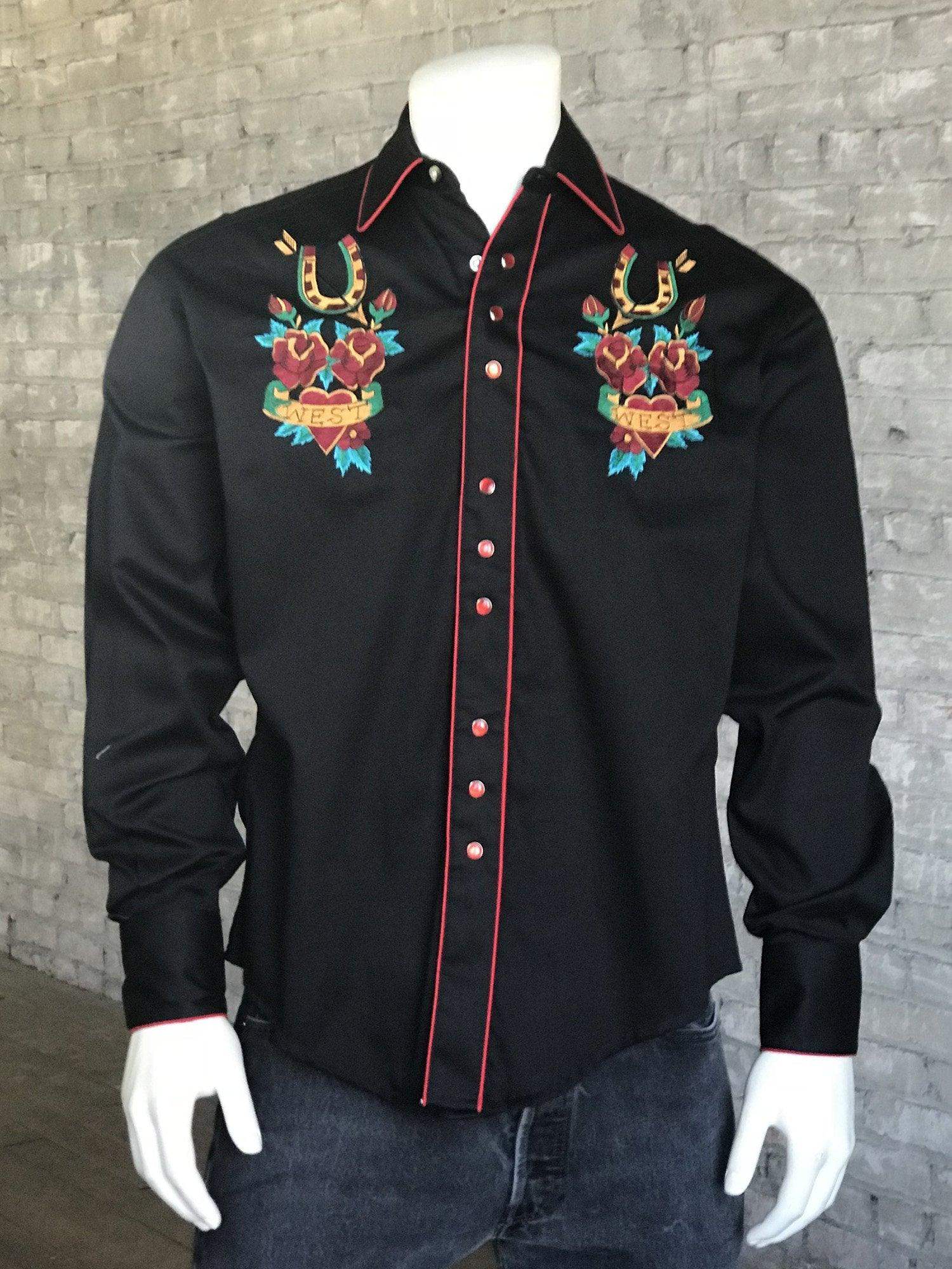 Rockmount Ranch Wear Mens Vintage Key To Heart Shirt - Rockmount Clothing - Flyclothing LLC