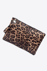 Leopard PU Leather Clutch - Flyclothing LLC