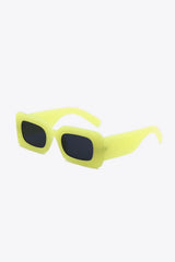 Polycarbonate Frame Rectangle Sunglasses - Trendsi - Flyclothing LLC