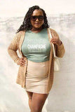 Simply Love Full Size CHAMPAGNE VIBES Round Neck T-Shirt - Trendsi - Flyclothing LLC