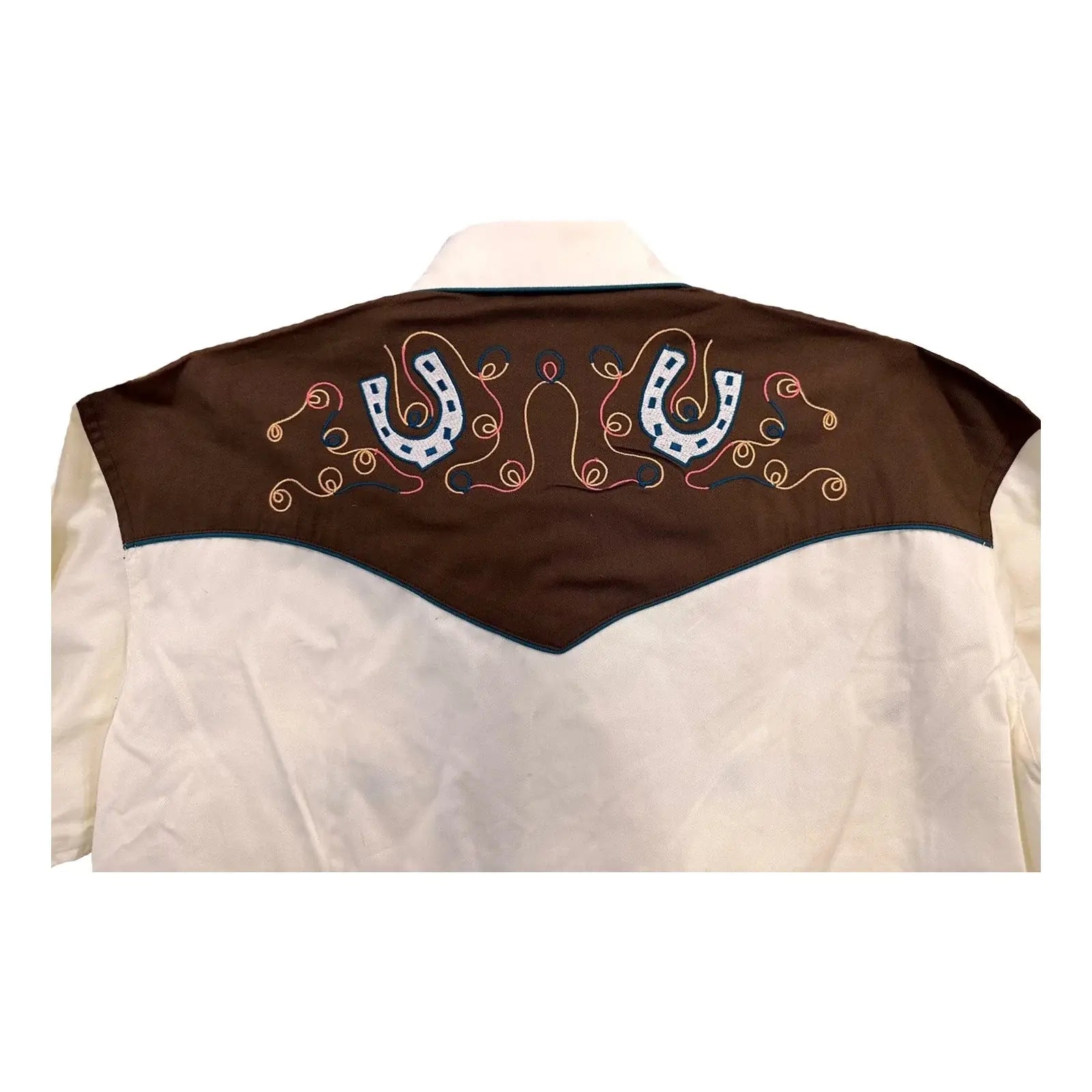 Rockmount Clothing Men's Vintage 2-Tone Horsehoe Embroidery - Rockmount Clothing - Flyclothing LLC