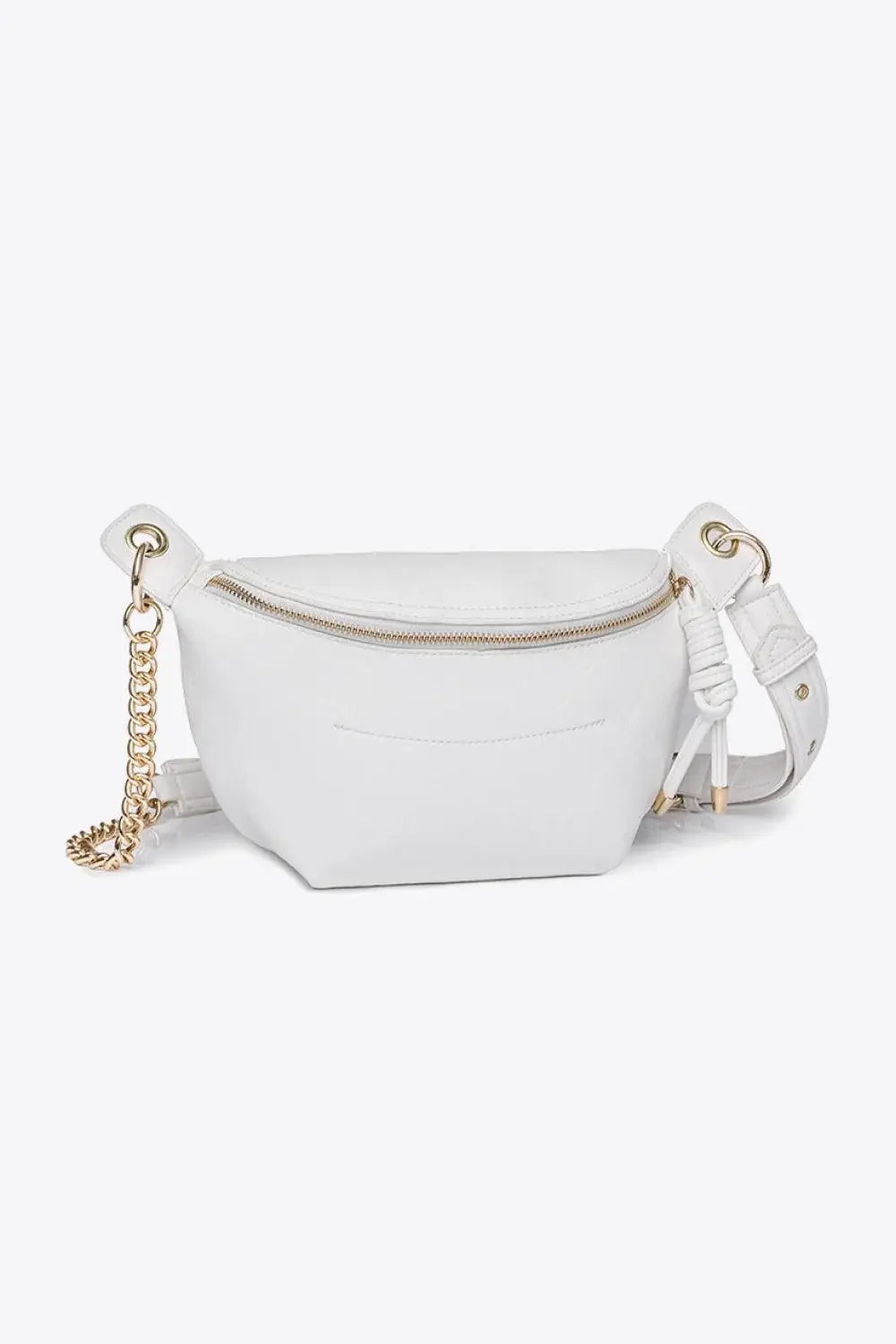 PU Leather Chain Strap Crossbody Bag - Trendsi - Flyclothing LLC