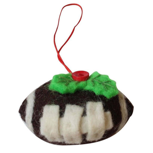 Football Felt Ornament - Global Groove (H) - Global Groove (H)