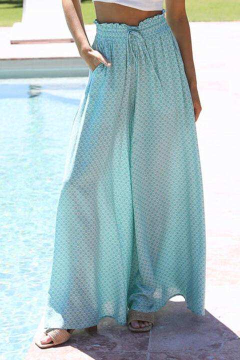 Tied Wide Leg Pants - Trendsi - Flyclothing LLC