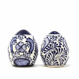Encantada Handmade Pottery Spice Shakers, Blue Flower - Encantada - Flyclothing LLC