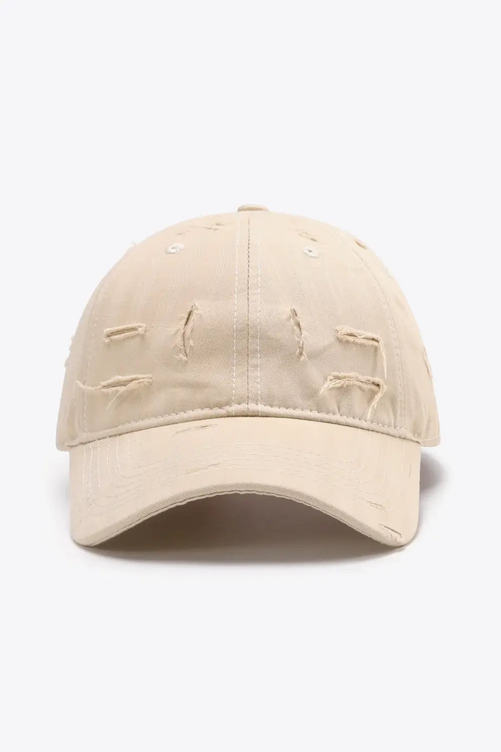 Distressed Adjustable Baseball Cap - Trendsi - Flyclothing LLC