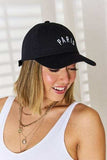 Zenana PARIS Embroidered Baseball Cap - Trendsi - Flyclothing LLC