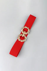 Zinc Alloy Buckle Elastic Belt - Trendsi - Flyclothing LLC