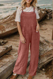 Full Size Wide Leg Front Pocket Jumpsuit - Trendsi - Flyclothing LLC