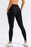 High Waist Active Leggings with Pockets - Trendsi - Flyclothing LLC