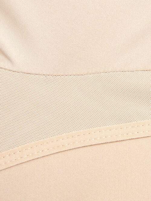 Full Size Zip Up Lace Detail Long Sleeve Shapewear - Trendsi - Flyclothing LLC