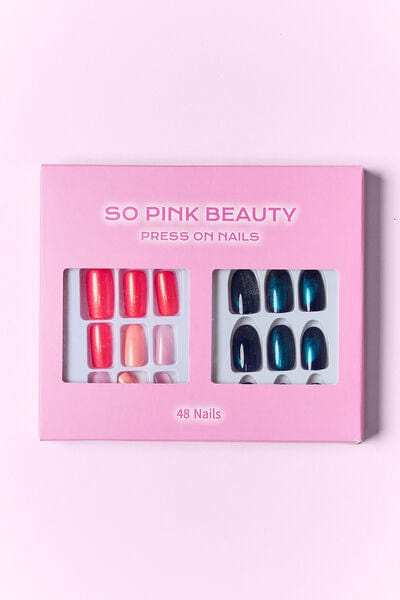 SO PINK BEAUTY Press On Nails 2 Packs - Trendsi - Flyclothing LLC