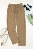 Drawstring Straight Pants with Pockets - Trendsi - Flyclothing LLC