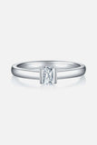 Moissanite 925 Sterling Silver Solitaire Ring - Trendsi - Flyclothing LLC