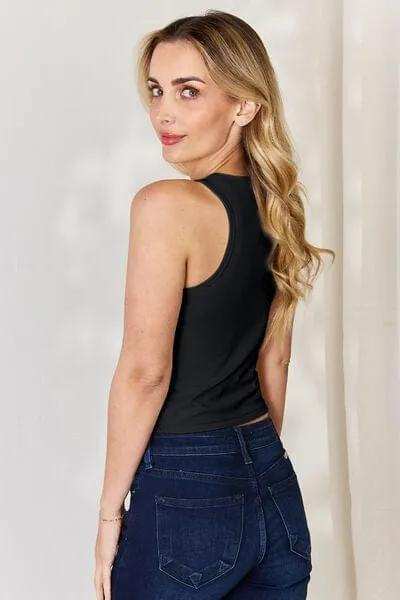 Basic Bae Full Size Round Neck Slim Tank - Trendsi - Flyclothing LLC