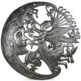 Angel and Moon Metal Art - Croix des Bouquets - Croix des Bouquets