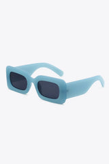 Polycarbonate Frame Rectangle Sunglasses - Trendsi - Flyclothing LLC