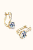 4 Carat Moissanite 925 Sterling Silver Earrings - Trendsi - Flyclothing LLC