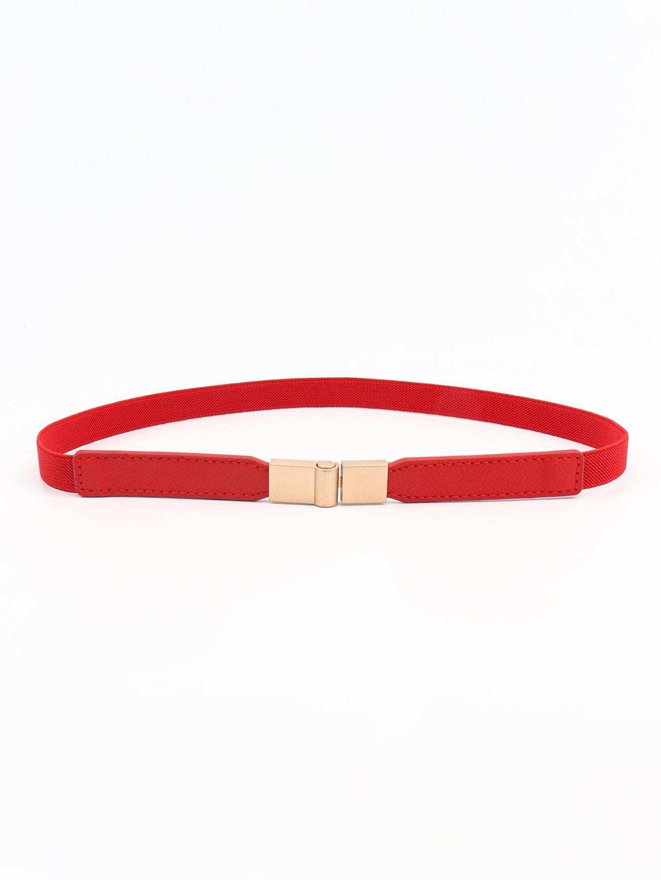 PU Elastic Skinny Belt - Trendsi - Flyclothing LLC