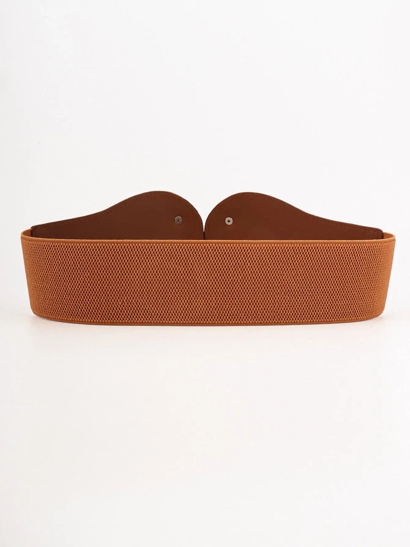 Alloy Buckle Elastic PU Belt - Trendsi - Flyclothing LLC