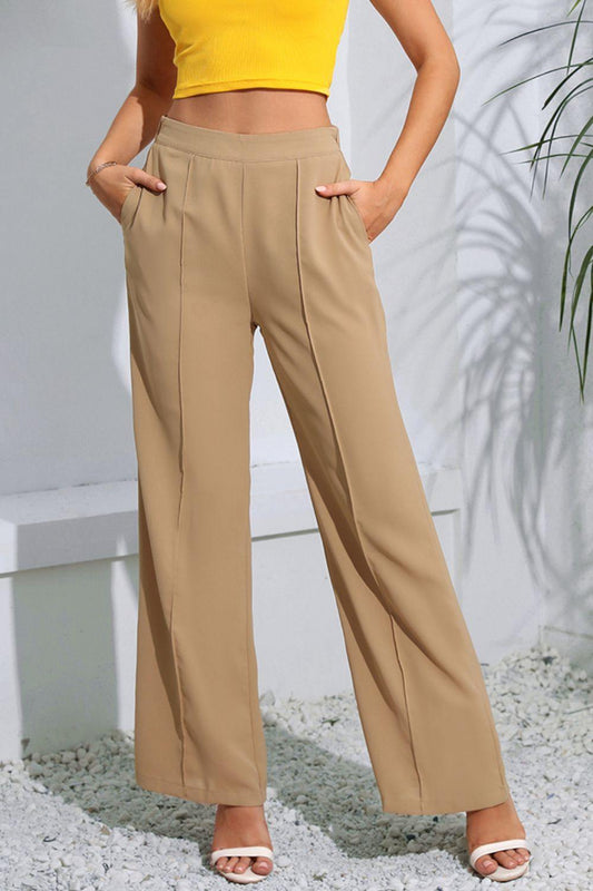 Long Pants with Pockets - Trendsi