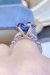 5 Carat Moissanite 925 Sterling Silver Ring - Trendsi - Flyclothing LLC
