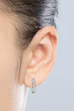 Moissanite 925 Sterling Silver Earrings - Trendsi - Flyclothing LLC