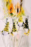Random 4-Pack Sunflower Faceless Gnome Hanging Widgets - Trendsi