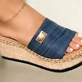 PU Leather Open Toe Sandals - Trendsi