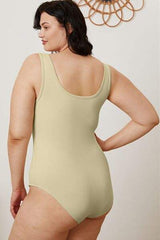 Basic Bae Full Size Square Neck Sleeveless Bodysuit - Trendsi - Flyclothing LLC
