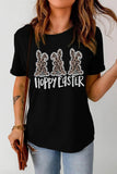 HOPPY EASTER Graphic Tee Shirt - Trendsi