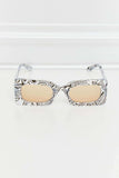 Tortoiseshell Rectangle Polycarbonate Sunglasses - Trendsi - Flyclothing LLC
