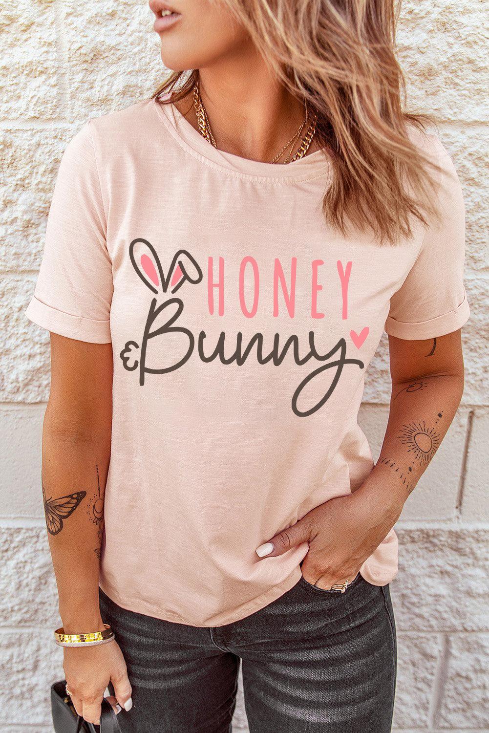 HONEY BUNNY Graphic Easter Tee - Flyclothing LLC