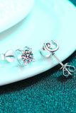 Limitless Love 1 Carat Moissanite Stud Earrings - Trendsi