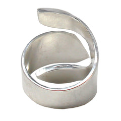 Wide Red Jasper and Silver Ring - Size 8 - Flyclothing LLC