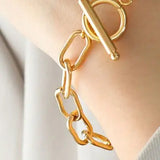 Zircon Titanium Steel Closure Bracelet - Trendsi - Flyclothing LLC