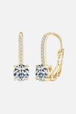 2 Carat Moissanite 925 Sterling Silver Earrings - Trendsi - Flyclothing LLC